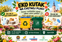 Eko kutak na Cvetnoj pijaci: Građani mogu doneti reciklabilni otpad