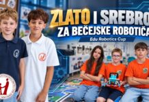 Zlato i srebro za bečejske robotičare na međunarodnom takmičenju Edu Robotics Cup