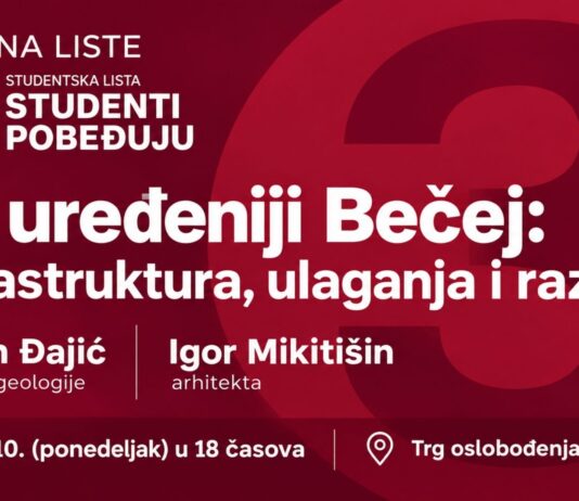 U Bečeju u ponedeljak tribina „Za uređeniji Bečej: infrastruktura, ulaganje i razvoj“