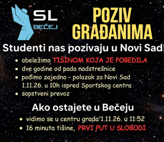 Bečejci pozvani na komemorativni skup u Novom Sadu: Zajednički polazak u nedelju